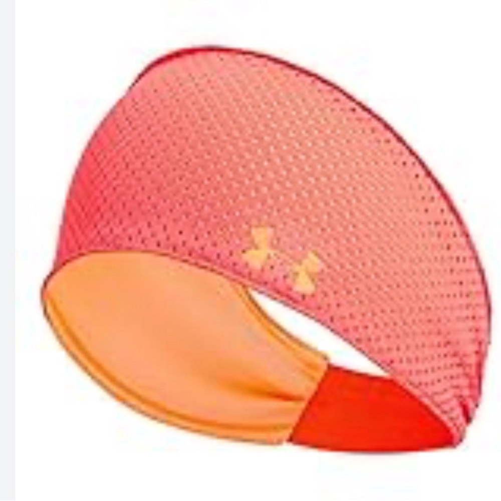 Under Armour Coral and Peach Headband